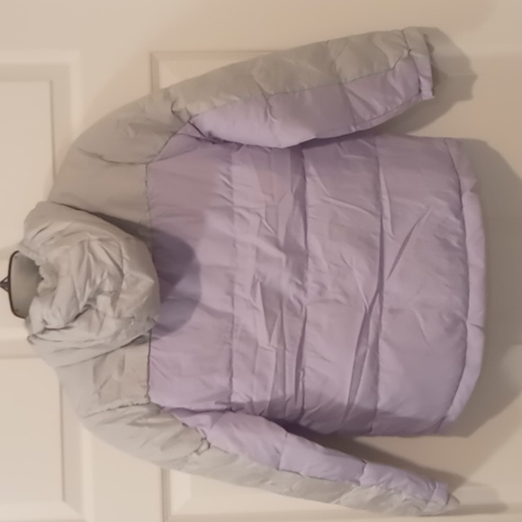 Eddie Bauer Girls' Lavender Classic Down Jacket New with Tags Size Medium 10-12 - Picture 5 of 6